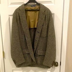 Ralph Lauren Tweed Herringbone Blazer Size 46R